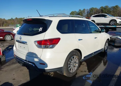 2015 Nissan Pathfinder Sl z USA, uszkodzony, nr VIN 5N1AR2MN3FC602454